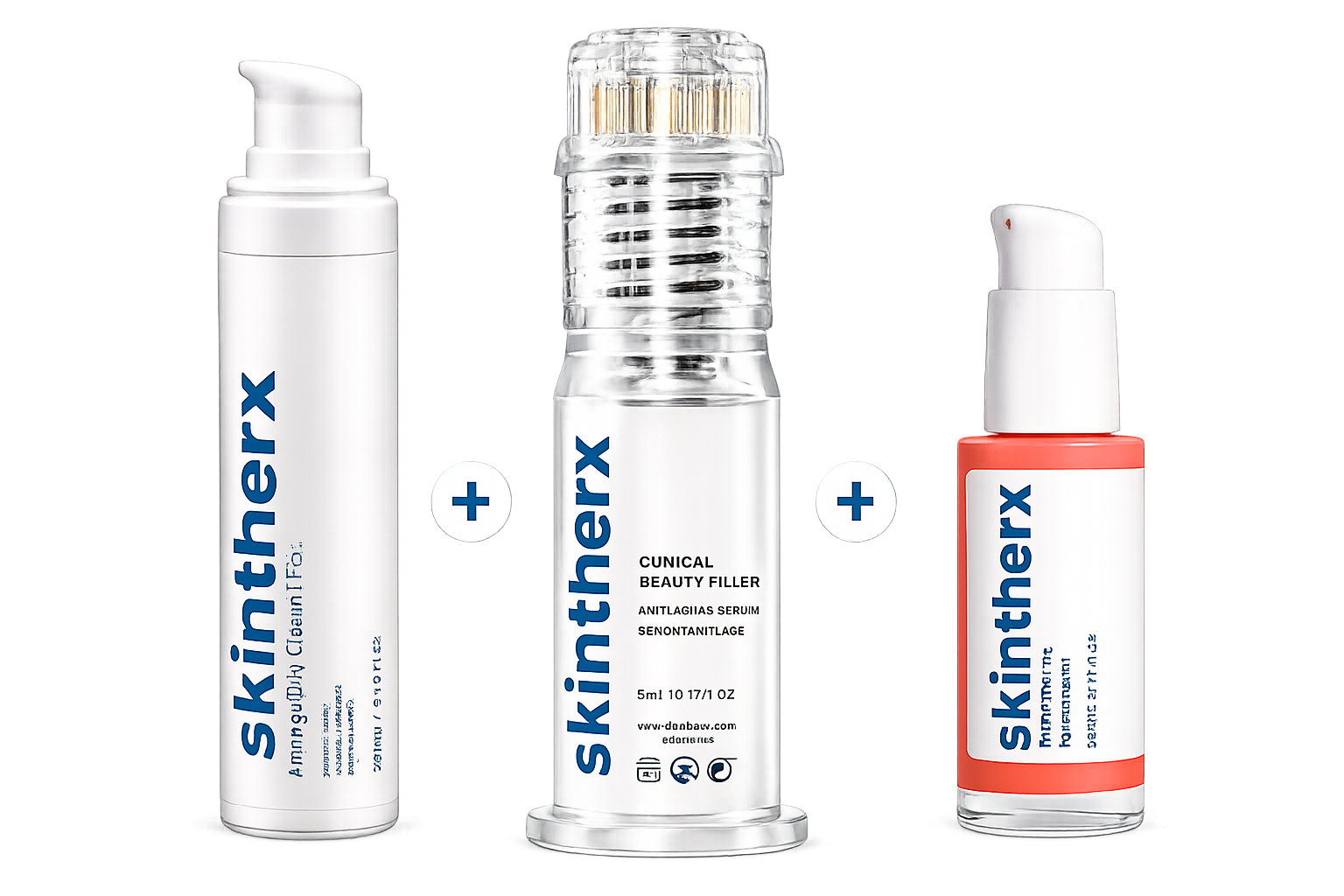 SkinTherx Firm Fill Lift skincare routine products