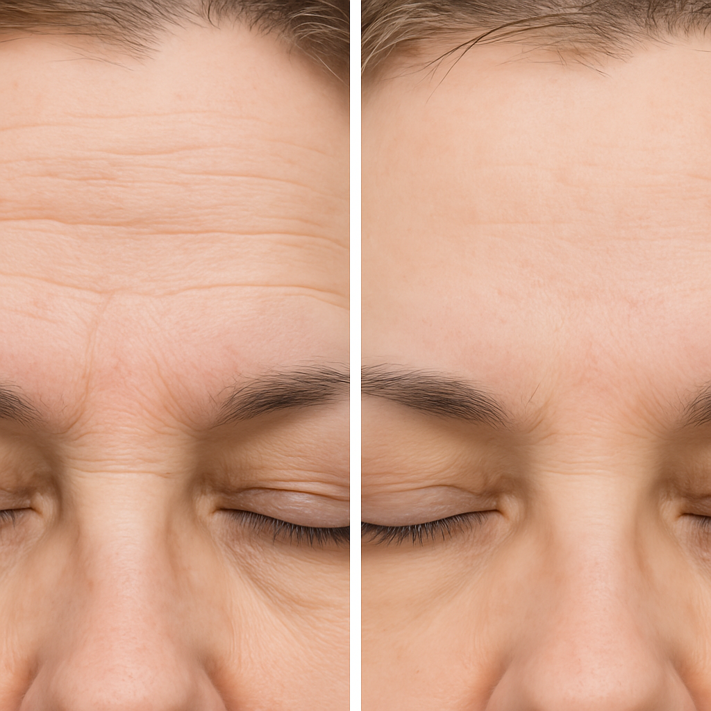Forehead Lines – before/after